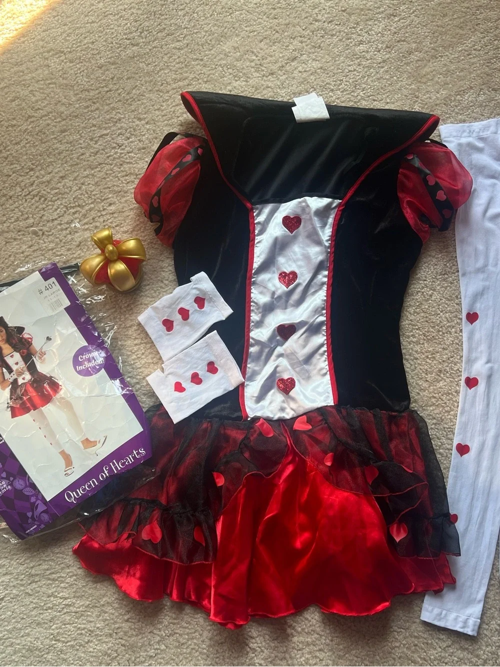 California Costumes Queen of Hearts Teen Large Costume